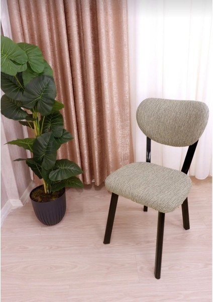 Kaliteli Elma Sandalye Kılıfı, Esnek Lastikli , Bohem Sandalye Kılıfı ( 6 Adet Sandalye Için) fiyatları