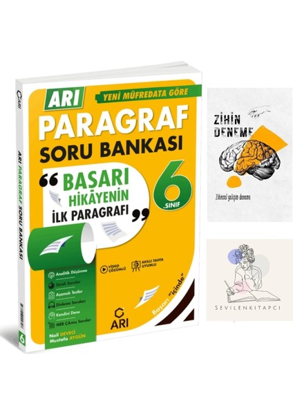 6.sınıf Paragraf Soru BANKASI+ZİHİNDENEME-KD529