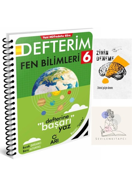 6.sınıf Fen Konu Anlatım DEFTER+ZİHİNDENEME-KD392