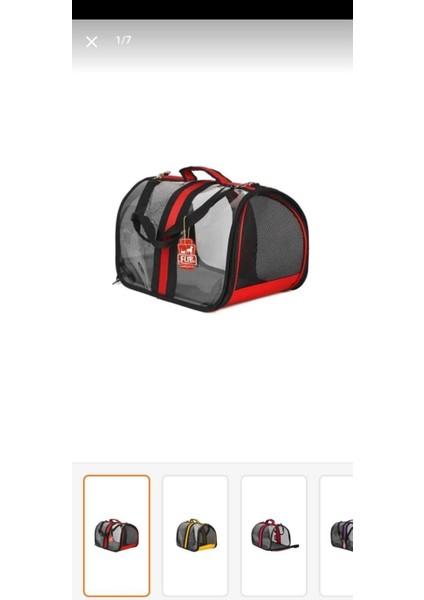 Kırmızı Evcil Hayvan Taşıma Çantası, Rahat ve Şık Sırt Çantası