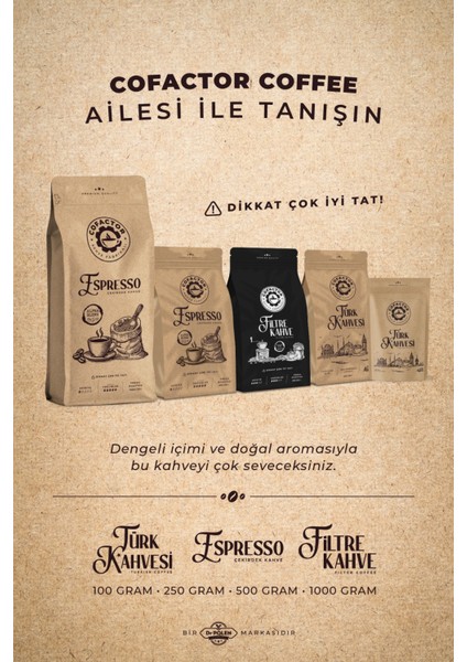 Cofactor Espresso Çekirdek Kahve 1000 gr