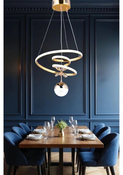 MELİS MİNİ LEDLİ GOLD AVİZE