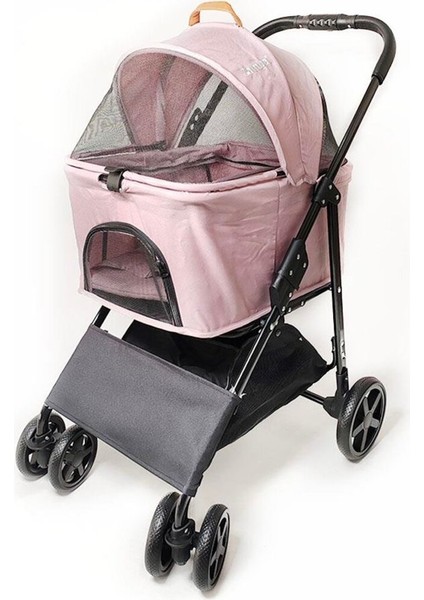 Pembe Evcil Hayvan Taşıma Çantası 53X77X100CM, Konforlu ve Şık Tasarım