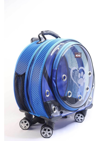 Mavi Sırt Çantası Kedi ve Köpek Taşıma Için Fileli Rahat ve Hafif fiyatları