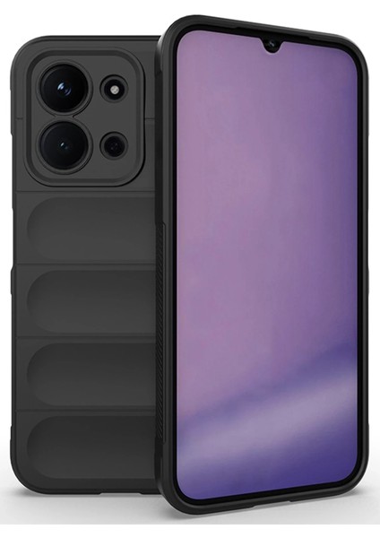 Xiaomi Redmi 15C Kılıf Kamera Korumalı Kabartmalı Yumuşak Renkli Silikon Kapak Mat Hisli Içi Kadife Süet Kapak