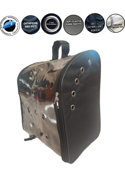 Siyah Evcil Hayvan Taşıma Çantası, Konforlu ve Şık Seyahat Için Ideal fırsatları