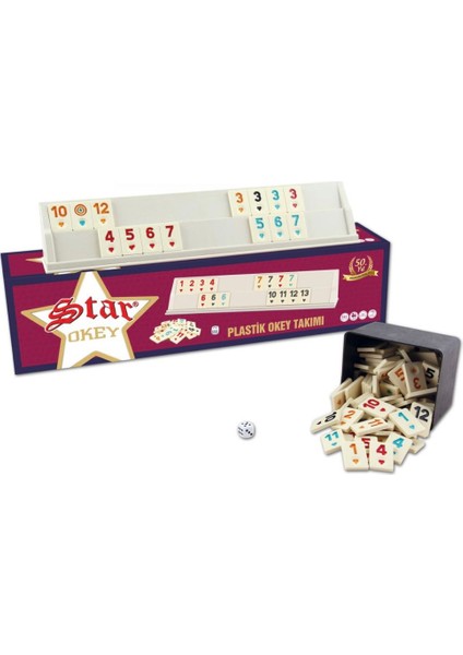 Star Plastik Okey Takımı