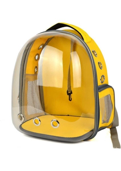 Turuncu Astronot Sırt Çantası, Kedi ve Köpek Taşıma Için Uygun