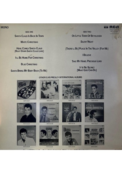 Elvis Presley – Elvis' Christmas Album Lp fiyatları