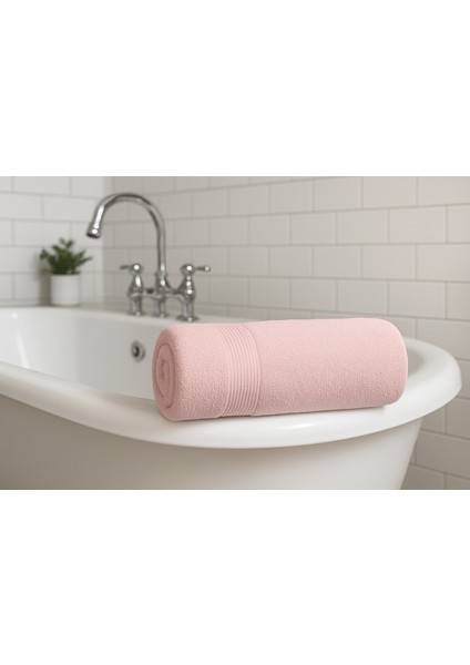 Büyük Boy %100 Pamuk Banyo Plaj Havlusu Yumuşak Dokulu Hızlı Kuruyan Çizgili Desenli 90X145 cm fiyatları