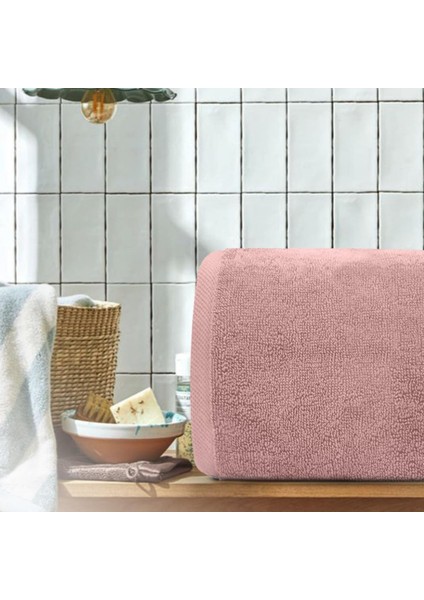 Pembe Renkli Banyo Duş Havlusu %100 Pamuk Vücut Havlusu Pamuklu Büyük Havlu 70X140 cm fırsatları