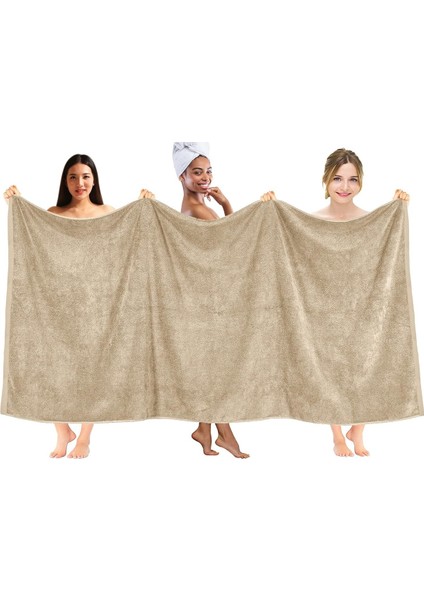 Karamel Şezlong Otel Plaj Havlusu 70X180 cm Banyo Duş Havlusu fırsatları