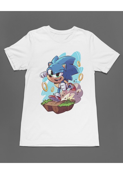 Sonic Chibi Game Unisex Tişört T-Shirt