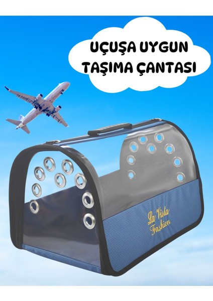 Mavi Sırt Çantası, Evcil Hayvan Taşıma, Rahat ve Şık Tasarım