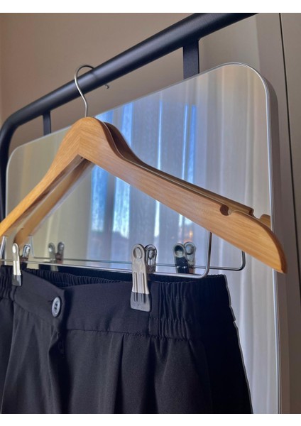 Ahşap Askı, Kıskaçlı, Takım, Ceket, Pantolon 3 Adet fırsatları