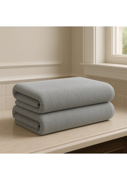 2'li Büyük Boy Banyo Havlusu Seti 90X150 cm %100 Pamuk – Yumuşak, Su Emici, Dayanıklı fiyatları