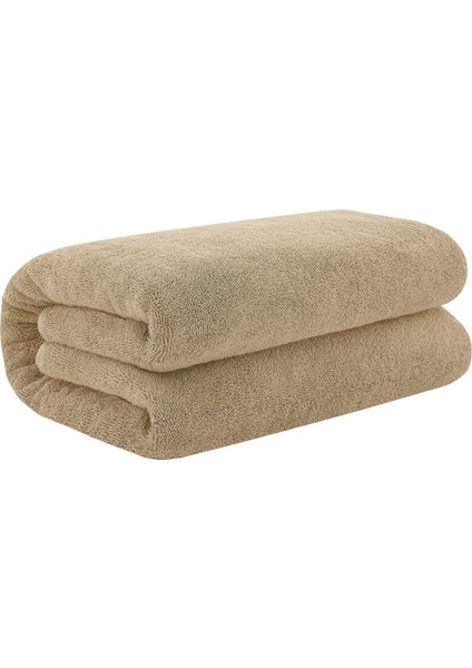 Yumuşak Dokulu 70X140 Karamel Banyo Havlusu – Su Emici ve Hızlı Kuruyan Lüks Havlu