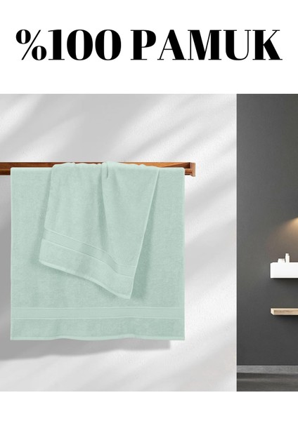 Yeşil 90X145 cm Banyo Havlusu % Pamuk Yumuşak ve Hızlı Kuruyan Büyük Boy Banyo Plaj Havlusu fiyatları