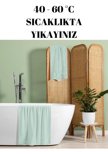 Yeşil 90X145 cm Banyo Havlusu % Pamuk Yumuşak ve Hızlı Kuruyan Büyük Boy Banyo Plaj Havlusu fırsatları