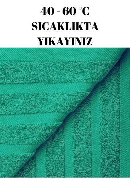 Yeşil El Yüz Havlusu Seti %100 Pamuk 50 x 85 cm modelleri