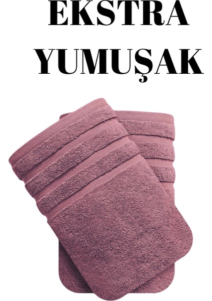 Lila El Yüz Havlusu Seti %100 Pamuk 50 x 85 cm fiyatları