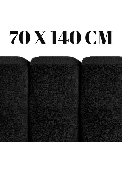 Bir Adet Siyah Renkli Banyo Duş Havlusu %100 Pamuk Vücut Havlusu Tekli Pamuklu Büyük Havlu 70X140 cm fiyatları