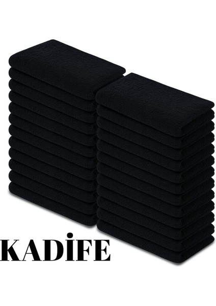 Siyah 6 Adet El Yüz Havlusu Kadife Misafir Mutfak Banyo Spor Havlusu 30X50CM fiyatları