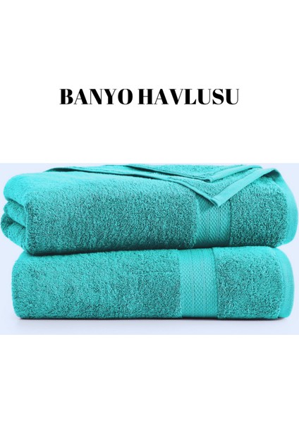 Turkuaz 70X140 Çizgili %100 Pamuk Yumuşak Banyo Havlusu fiyatları