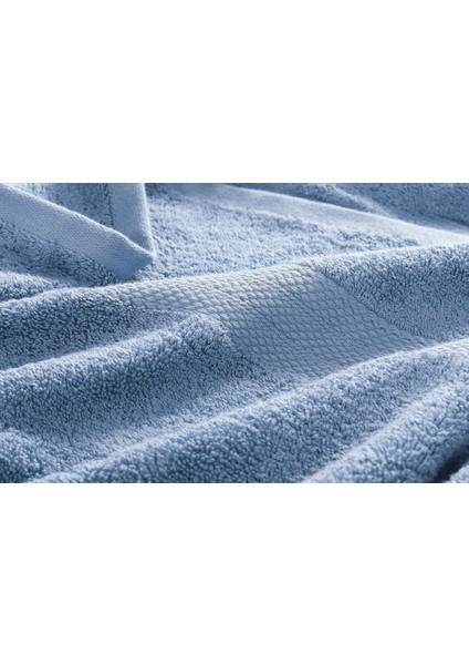 Mavi 70X140 Çizgili %100 Pamuk Yumuşak Banyo Havlusu fırsatları