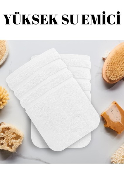 Beyaz 2'li Set Büyük Boy Banyo Havlusu Duş Vücut Havlusu Yumuşak %100 Pamuk Çizgi Desenli modelleri