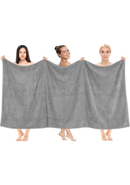 Büyük Banyo Havlusu 90X150 %100 Pamuk Gri Banyo Duş Havlusu fiyatları