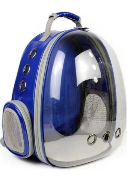 Şeffaf Evcil Hayvan Taşıma Çantası, Mavi ve Dayanıklı Kalın Cam ile Rahat Kullanım fırsatları