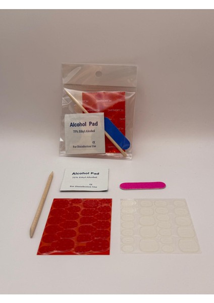 S Beden Mavi Altın Detay Takma Tırnak indirimleri