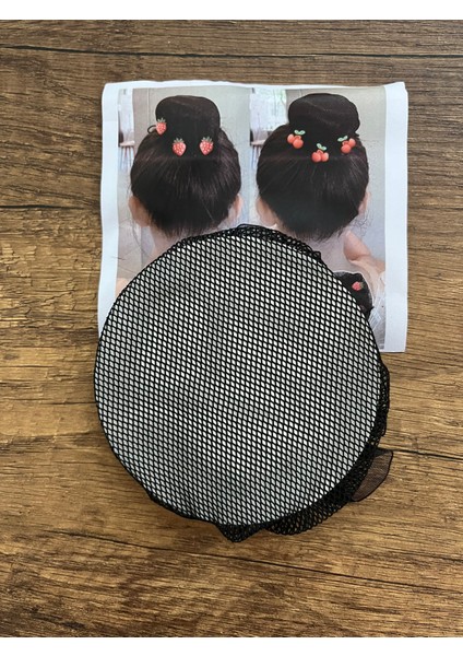 Kız Çocuk Anna Elsa Frozen Karlar Ülkesi Figürlü Tül Detaylı Siyah Balerin Tokası Topuz Tokası fiyatları