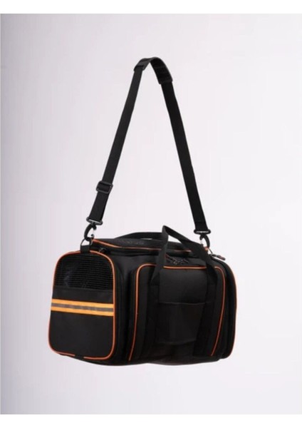 Yıkanabilir Siyah Kedi ve Köpek Taşıma Çantası, Fileli ve Hafif Tasarım fırsatları