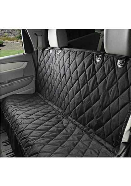 Gri Evcil Hayvan Araba Minderi ve Koltuk Koruma Kılıfı, Su Geçirmez ve Tüy Tutmaz