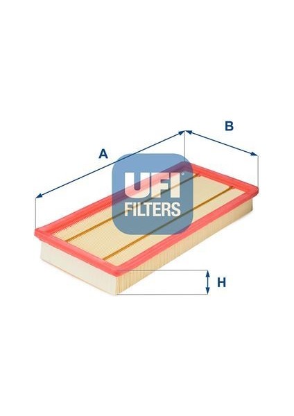 Ufı 3015300 - Hava Filtresi Fıesta 01- - P206 01- - P307 01- Bıpper-Nemo 08- - Xsara 03-05 - Çanta 1.4hdı