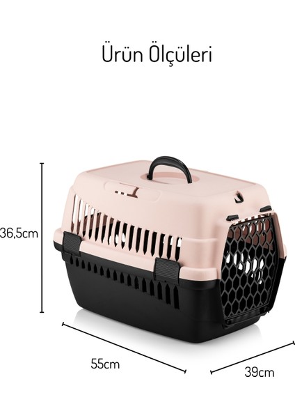 Mavi Orta Boy Evcil Hayvan Taşıma Çantası, Rahat ve Güvenli Seyahat Için Uygun