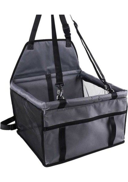 Gri Plastik Taşıma Çantası, Kedi ve Köpekler Için Seyahat Konforu Sağlar. fiyatları