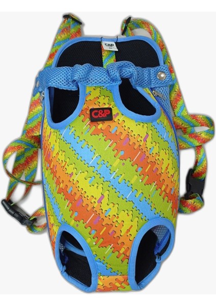 Çok Renkli Kedi ve Köpek Taşıma Çantası, Rahat ve Şık Seyahat Için Mükemmel