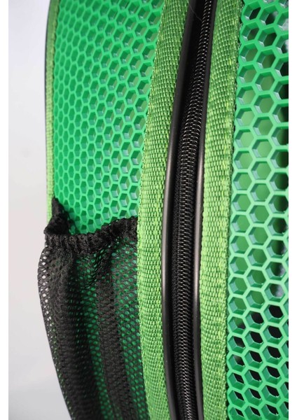 Yeşil Büyük Plastik Taşıma Çantası, Fileli, Konforlu ve Güvenli Evcil Hayvan Taşıma indirimleri