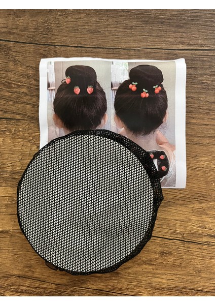 Kız Çocuk Unicorn Ponny Figürlü Tül Detaylı Siyah Balerin Tokası Topuz Tokası fiyatları