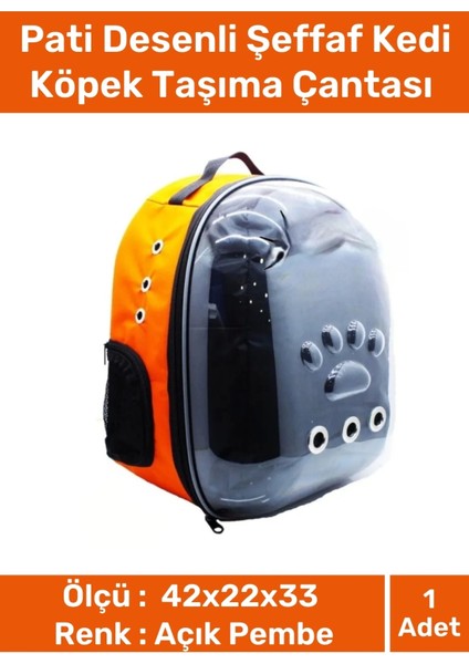 Renkli ve Geniş Hava Alan Sırt Çantası Evcil Hayvan Taşıma Kolaylığı