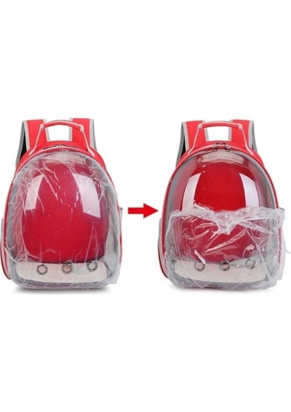 Kırmızı Hava Kanallı Peluş Taşıma Çantası, Rengarenk ve Rahat Kullanım Sağlar. modelleri