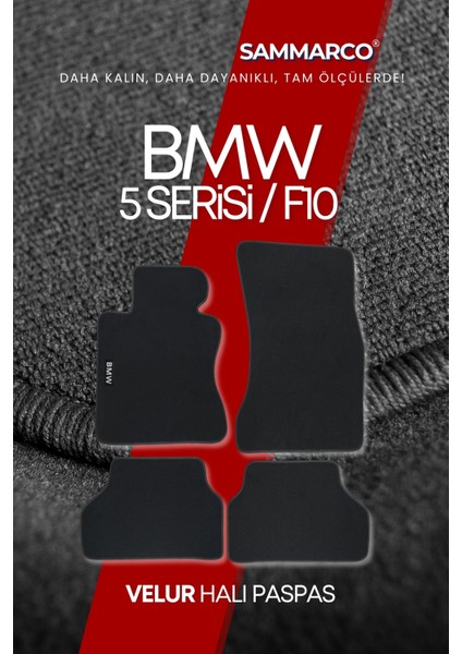 Bmw 5 Serisi F10 2013 Halı Paspas Velur Paspas Kumaş Paspas Oto Paspas modelleri