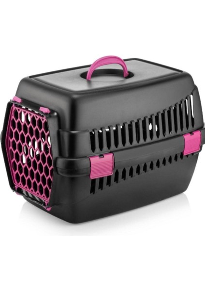 Pembe Çok Renkli Evcil Hayvan Taşıma Çantası, Hafif ve Şık Kedi Köpek Için