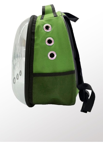 Çok Renkli Yeşil Deri Kedi Taşıma Çantası, El ve Sırt Çantası, 6 Hava Kanalı fiyatları