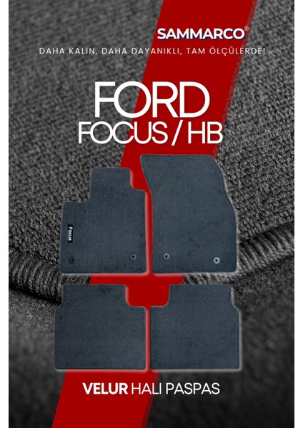 Ford Focus Hatchback 2022 Halı Paspas Velur Paspas Kumaş Paspas Oto Paspas modelleri