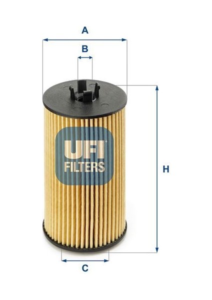 Ufı 2519900 - Yağ Filtresi Astra J 14 Astra K 15 Insıgnıa 15 Merıva B 14 Mokka 15 Zafıra Tourer C 14 1.6cdtı