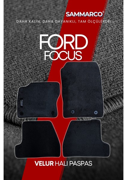 Ford Focus Sedan 2014 Halı Paspas Velur Paspas Kumaş Paspas Oto Paspas modelleri